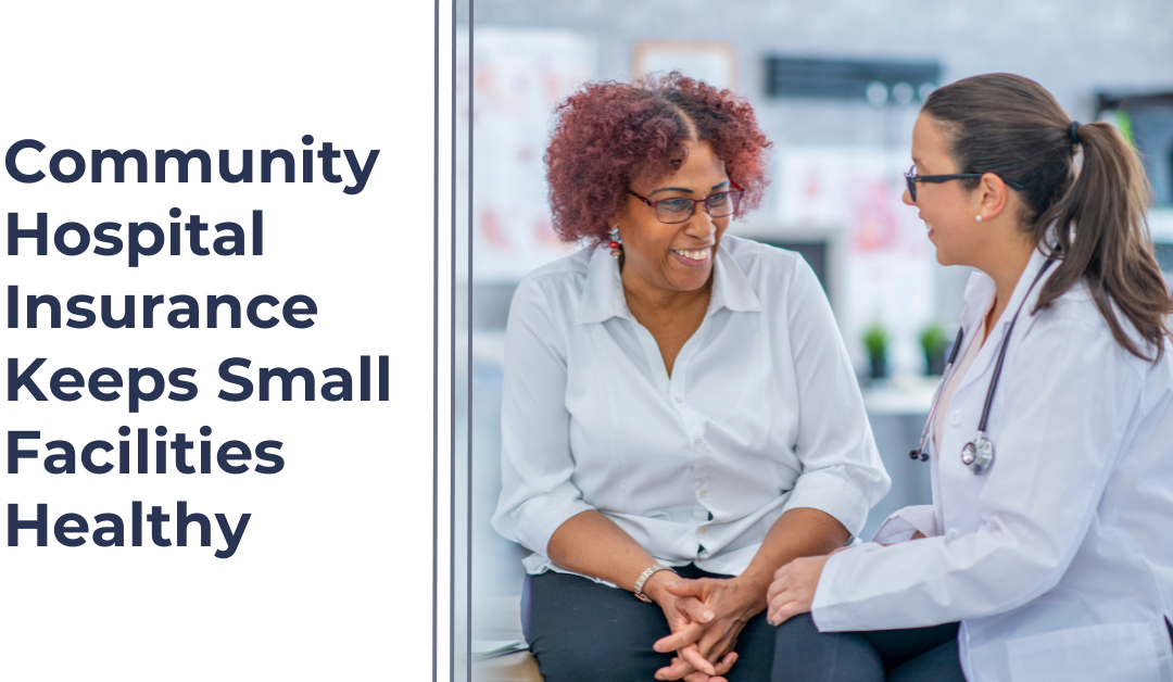 Female doctor sitting and talking to female patient. healthcare industry insurance.